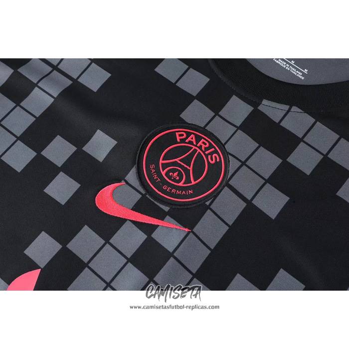 Camiseta de Entrenamiento Paris Saint-Germain 2022-2023 Sin Mangas Negro y Gris